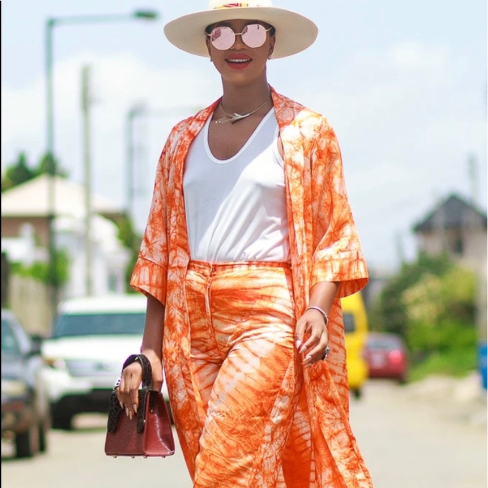 KITAN TYE DYE KIMONO SET